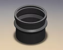Cable pass 3D model