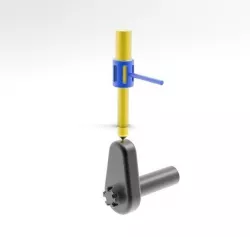 cam follower mechanism simulation 3D model