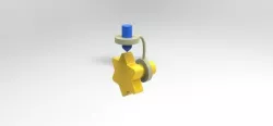 Catia v5 cam follower mechanism 2 by DMU kinametics simulator 3D model