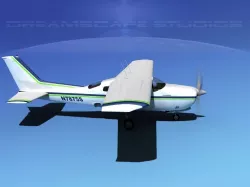Cessna 210 Centurion V05 3D model