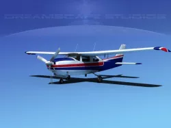 Cessna 210 Centurion V07 3D model