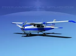 Cessna 210 Centurion V08 3D model