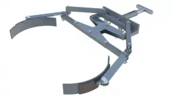 Clamp with manual mechanism