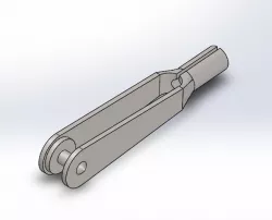 Clevis, for pushrod end M2