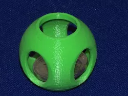 Coin in sphere - parameterised