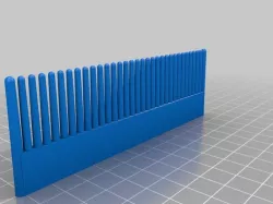 Customizable Comb, OpenSCAD