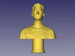 Decorative Bust of Bre Pettis with Stand