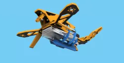 Deer horn flying ambulance (the accessory for drone)