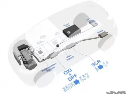 Diesel exhaust - Urea injection 3D model