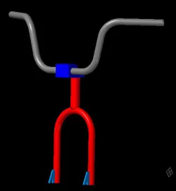 Drift trike front end