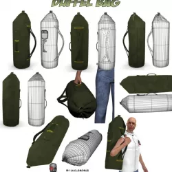Duffel Bag 3D model