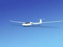 Duo Discus Sailplane Unmarked 3D model