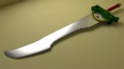 Fantasy sword 3D model
