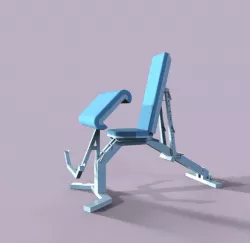 FITNESS BENCH WITH Scott folding