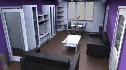 Flat interior 3D model