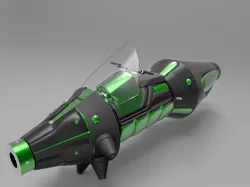 Futuristic Vehicle Light-Boost 3D model