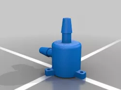 Gas sensor 1/4" tube adaptor