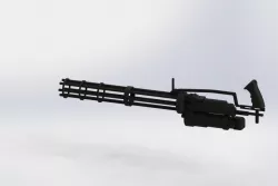 gatling gun