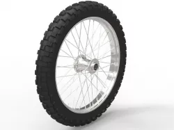 Generic Motorcycle wheel 3D model