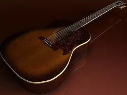 Gibson Hummingbird 3D model