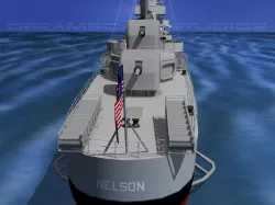 Gleaves Class Destroyer USS Nelson DD623 3D model