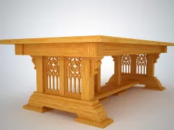Gothic table 3D model