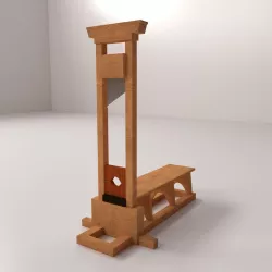 Guillotine 3D model