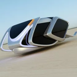 HoverBug futuristic vehicle 3D model