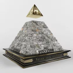 Illuminati pyramid 3D model
