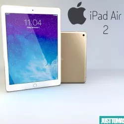iPad Air 2 Low-poly  3D model