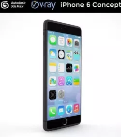 iPhone 6 Concept 3D model