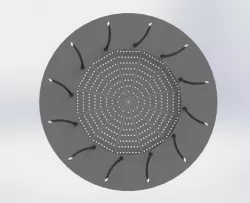 IRIS-diaphragm door