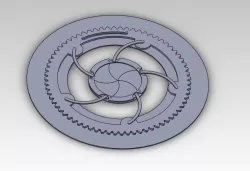 Iris Mechanism and Animation  3D model