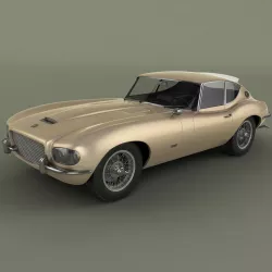 Jaguar E-type Raymond Loewy 3D model