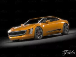 Kia GT4 concept 3D model