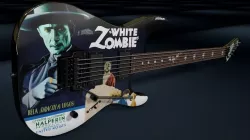 Kirk Hammett - LTD KH-3 White Zombie Guitar 3D model