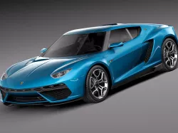 Lamborghini Asterion LPI 910-4 Concept 2015 3D model