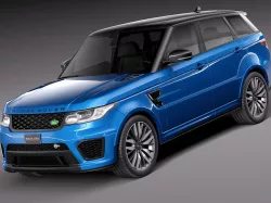 Land Rover Range Rover Sport SVR 2015 3D model