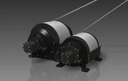 large hydraulic winches