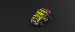 OBJ file NotLego Lego WW2 Jeep Willys Model 295A 🚗・3D printer