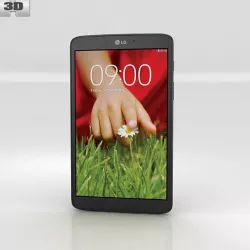 LG G Pad 8 3 inch Black 3D model