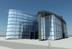 Library - architectural 3D model