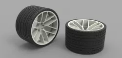 Low Profile Tyre N Alloy 4