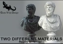 Lucius Verus Emperor Bust 3D model