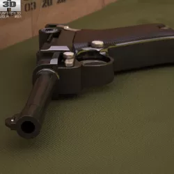 Luger P08 Parabellum 3D model
