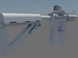 M4A1 Eotech 553 3D model