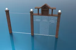 Main Gate of House