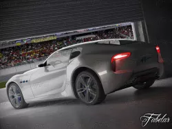 Maserati Alfieri garage 3D model