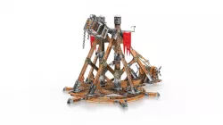 Medievil Trebuchet Low-poly  3D model