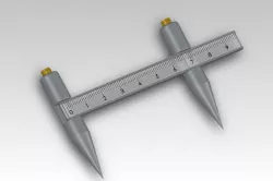 Metallic Marker 3D model